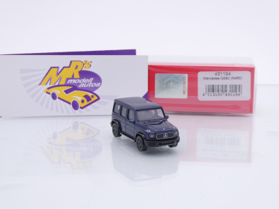 Preview: Herpa 431194 # Mercedes-Benz G580 EQ Baujahr 2024 " sodalithblau-metallic " 1:87