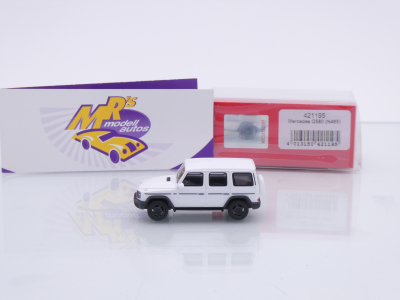 Preview: Herpa 431195 # Mercedes-Benz G580 EQ Technologie Baujahr 2024 " weiß " 1:87