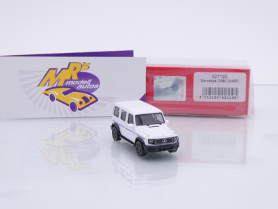 Preview: Herpa 431195 # Mercedes-Benz G580 EQ Technologie Baujahr 2024 " weiß " 1:87
