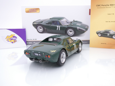 Preview: CMC M-235 # Porsche 904 Carrera GTS #71 Goodwood Revival TT 2018 " grün " 1:18