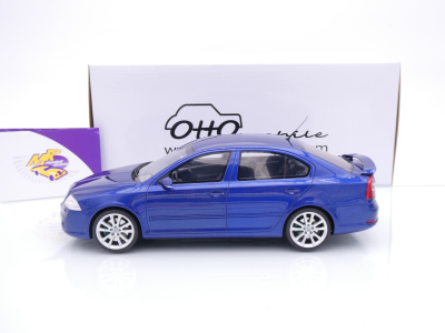 Preview: Ottomobile OT478 # Skoda Oktavia RS 2.0 TSFI Baujahr 2006 " blaumetallic " 1:18