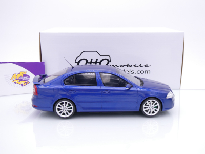 Preview: Ottomobile OT478 # Skoda Oktavia RS 2.0 TSFI Baujahr 2006 " blaumetallic " 1:18
