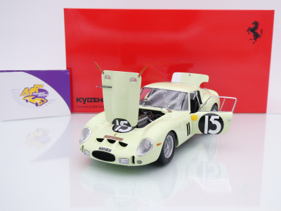 Preview: Kyosho 08438C # Ferrari 250 GTO #15 Sieger Goodwood 1962 " Innes Ireland " 1:18