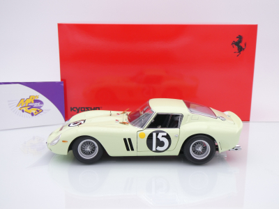 Preview: Kyosho 08438C # Ferrari 250 GTO #15 Sieger Goodwood 1962 " Innes Ireland " 1:18