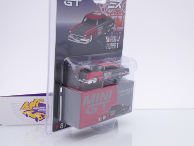 Preview: TSM MINI GT MGT00874-BL # Lincoln Capri Hot Rod MIZU 2024 " Shadow Puppet " 1:64