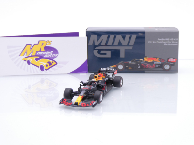 TSM Mini GT MGT00835-L # Red Bull RB16B F1 Abu Dhabi GP 2021 " Max Verstappen " 1:64