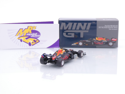 Preview: TSM Mini GT MGT00835-L # Red Bull RB16B F1 Abu Dhabi GP 2021 " Max Verstappen " 1:64