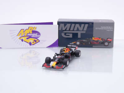TSM Mini GT MGT00836-L # Red Bull RB16B F1 Baku GP 2021 " Sergio Perez " 1:64