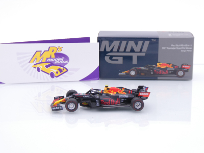 Preview: TSM Mini GT MGT00836-L # Red Bull RB16B F1 Baku GP 2021 " Sergio Perez " 1:64