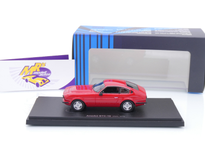 Preview: Autocult Avenue 60125 # Anadol STC-16 Coupe Baujahr 1973 " dunkelrot " 1:43