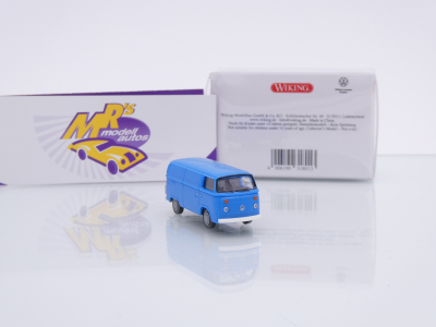 Preview: Wiking 0318 01 # Volkswagen VW T2b Kasten Baujahr 1972-79 " himmelblau " 1:87