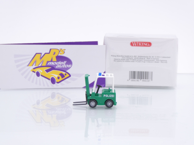 Preview: Wiking 1170 02 # Gabelstapler mit Blaulicht Baujahr 1960-72 " Polizei " 1:87