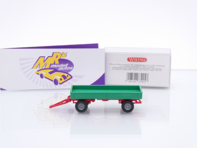 Preview: Wiking 0879 05 # Landwirtschaftlicher 2-achs Anhänger " minzgrün " 1:87