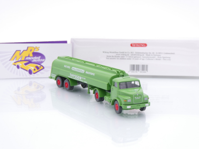 Preview: Wiking 0882 46 # MAN 1/2-achs Tank-Sattelzug Baujahr 1969-94 " Thyssen GmbH " 1:87