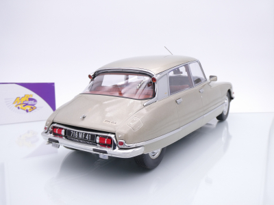 Preview: Norev 121730 # Citroën DS 23 Pallas Baujahr 1973 " beigemetallic " 1:12
