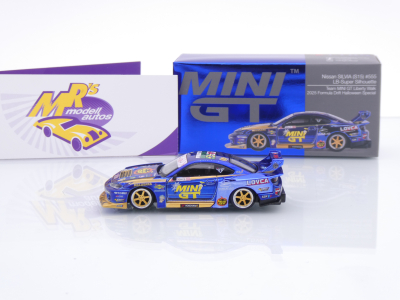 Preview: TSM MINI GT MGT01185-R # Nissan Silvia S15 LB Liberty Walk 2025 " Fausto - Halloween Special " 1:64