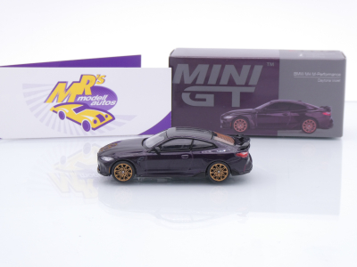 Preview: TSM MINI GT MGT01112-L # BMW M4 (G82) M-Performance 2021 LHD " Daytona Violet " 1:64