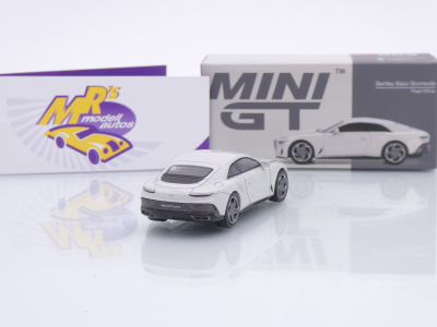 Preview: TSM MINI GT MGT00969-L # Bentley Batur Bonneville 2022 LHD " White Pearl Metallic " 1:64