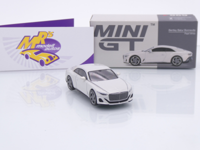 Preview: TSM MINI GT MGT00969-L # Bentley Batur Bonneville 2022 LHD " White Pearl Metallic " 1:64