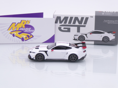 Preview: TSM MINI GT MGT01097-L # Ford Mustang GTD 2025 LHD " Spirit of America " 1:64