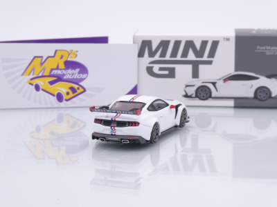 Preview: TSM MINI GT MGT01097-L # Ford Mustang GTD 2025 LHD " Spirit of America " 1:64