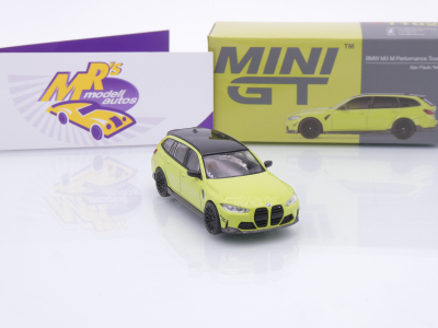 Preview: TSM MINI GT MGT01102-L # BMW M3 (G82) Touring 2025 LHD " Sao Paulo Yellow " 1:64