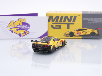 Preview: TSM MINI GT MGT01168-L # Chevrolet Corvette Z06 GT3 24h Daytona 2025 " Sims - Garcia - Juncadella " 1:64