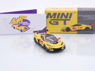 Preview: TSM MINI GT MGT01168-L # Chevrolet Corvette Z06 GT3 24h Daytona 2025 " Sims - Garcia - Juncadella " 1:64