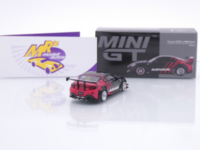 Preview: TSM MINI GT MGT01173-R # Toyota GR86 LB Nation Liberty Walk 2025 RHD " ADVAN Tires " 1:64