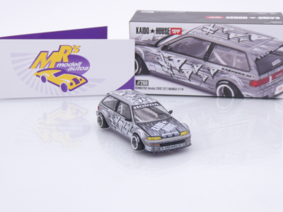 Preview: TSM MINI GT KHM260 # Honda Civic EF Kombi 1987 " Kaido House - Manga V1 " 1:64