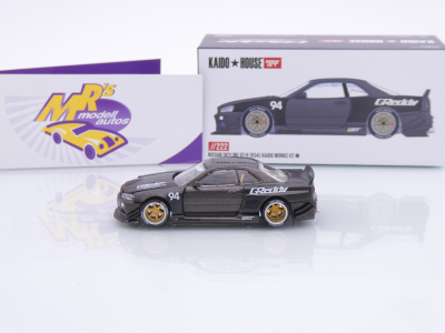 Preview: TSM MINI GT KHM222 # Nissan Skyline GT-R R34 1999 " Kaido House GReddy V2 " 1:64