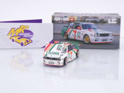 TSM MINI GT KHMG217 # BMW M3 E30 " Kaido House - Larry Chen 7-Eleven USA " 1:64