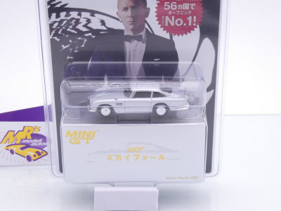 Preview: TSM MINI GT MGT00913-007J # Aston Martin DB5 silber " James Bond Skyfall - Japan Version " 1:64