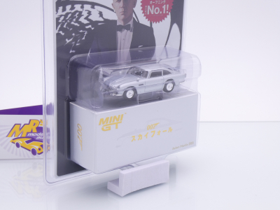 Preview: TSM MINI GT MGT00913-007J # Aston Martin DB5 silber " James Bond Skyfall - Japan Version " 1:64