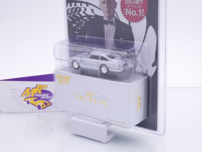 Preview: TSM MINI GT MGT00913-007J # Aston Martin DB5 silber " James Bond Skyfall - Japan Version " 1:64