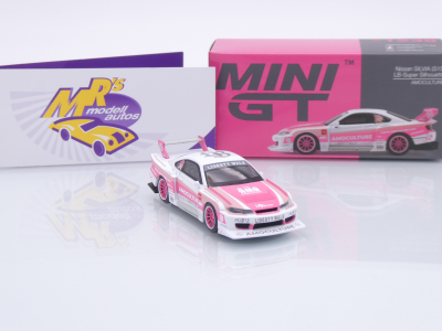Preview: TSM MINI GT MGT01239-R # Nissan Silvia S15 LB Liberty Walk " Amoculture " 1:64