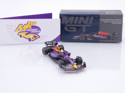 Preview: TSM Mini GT MGT01194-L # Red Bull RB19 F1 Las Vegas GP 2023 " Max Verstappen " 1:64