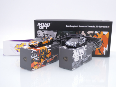 TSM MINI GT MGTS0026 # 4er Set Lamborghini Huracan Sterrato " All-Terrain " 1:64