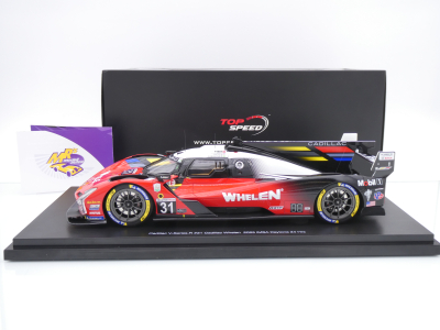 Preview: Top Speed TS0687 # Cadillac V-Series.R Hypercar 24h Daytona 2025 " Team Cadillac Whelen " 1:18