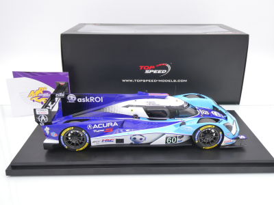 Preview: Top Speed TS0689 # Acura ARX-06 GTP #60 12h Sebring 2025 " Team Acura Meyer Shank Racing " 1:18