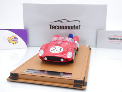 Preview: Tecnomodel TM18-362D # Ferrari Dino 196S #23 24h Le Mans 1959 " Giorgio Scarlatti - Giulio Cablanca " 1:18