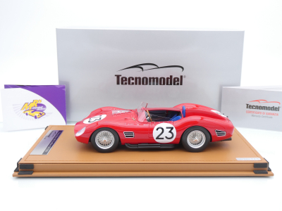 Preview: Tecnomodel TM18-362D # Ferrari Dino 196S #23 24h Le Mans 1959 " Giorgio Scarlatti - Giulio Cablanca " 1:18