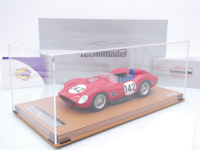 Tecnomodel TM18-362C # Ferrari Dino 196S #142 Targa Florio 1959 " Giorgio Scarlatti - Giulio Cablanca " 1:18