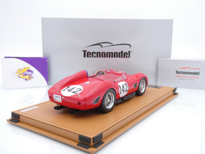 Preview: Tecnomodel TM18-362C # Ferrari Dino 196S #142 Targa Florio 1959 " Giorgio Scarlatti - Giulio Cablanca " 1:18