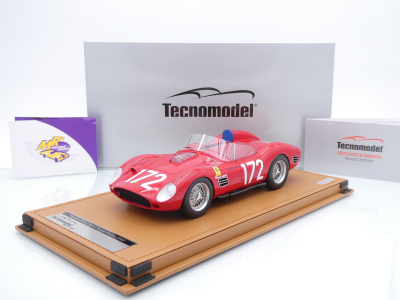 Tecnomodel TM18-362B # Ferrari Dino 196S #172 Targa Florio 1960 " Ricardo Rodriguez - Pedro Rodriguez " 1:18