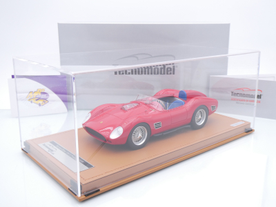 Tecnomodel TM18-362A # Ferrari Dino 196S Press Verison 1959 " Rosso Corsa " 1:18