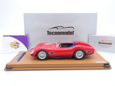 Preview: Tecnomodel TM18-362A # Ferrari Dino 196S Press Verison 1959 " Rosso Corsa " 1:18