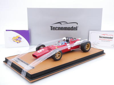 Tecnomodel TMD18-318A # Ferrari 312 F1 #6 Win Italien GP 1966 " Ludovico Scarfotti " 1:18
