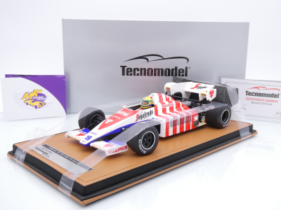 Tecnomodel TMD18-441B # Toleman TG184 F1 #19 3rd Portugal GP 1984 " Ayrton Senna " 1:18