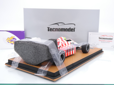 Preview: Tecnomodel TMD18-441B # Toleman TG184 F1 #19 3rd Portugal GP 1984 " Ayrton Senna " 1:18